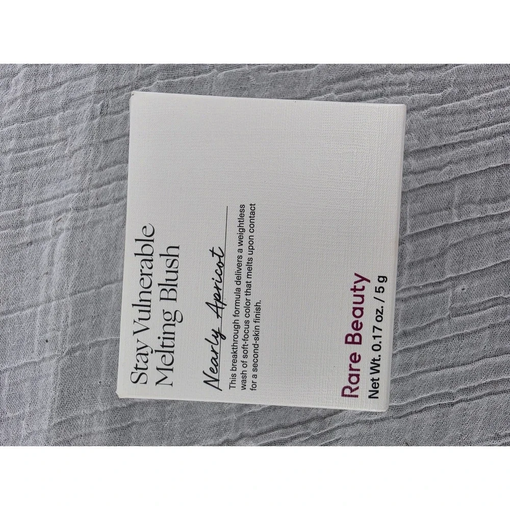 Rare Beauty Stay Vulnerable Melting Blush Nearly Apricot Cream Blush 0.17oz New